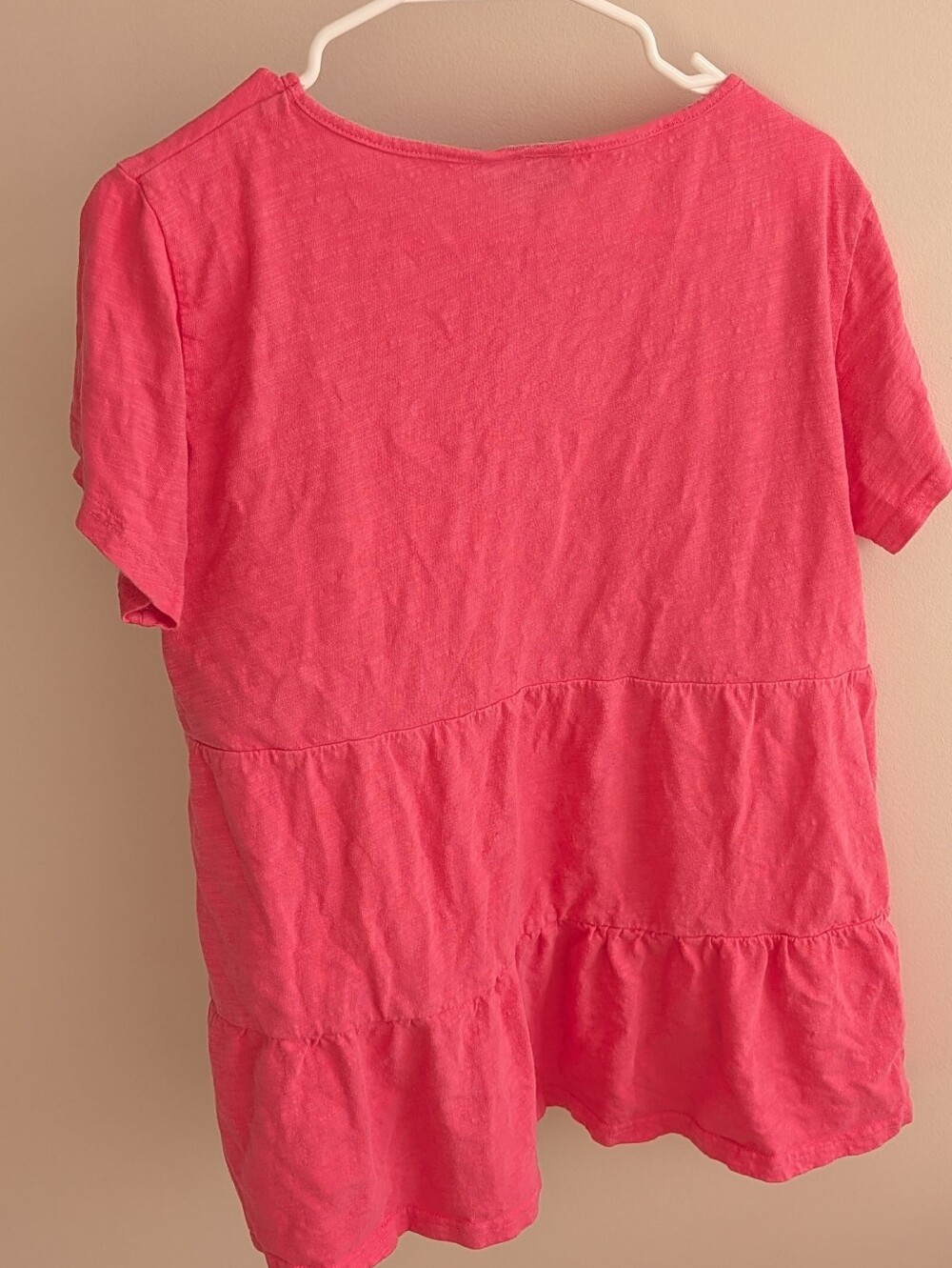 Nursing Queen Breastfeeding Pink Short Sleeve Tiered Tee - Picture 6 of 6